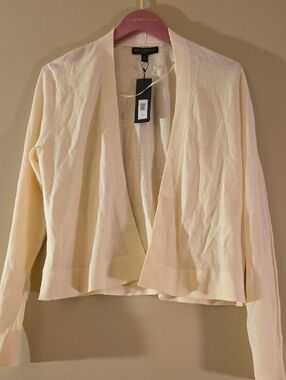 Banana Republic Cream Open-Front Lightweight Women's Cardigan Size XS